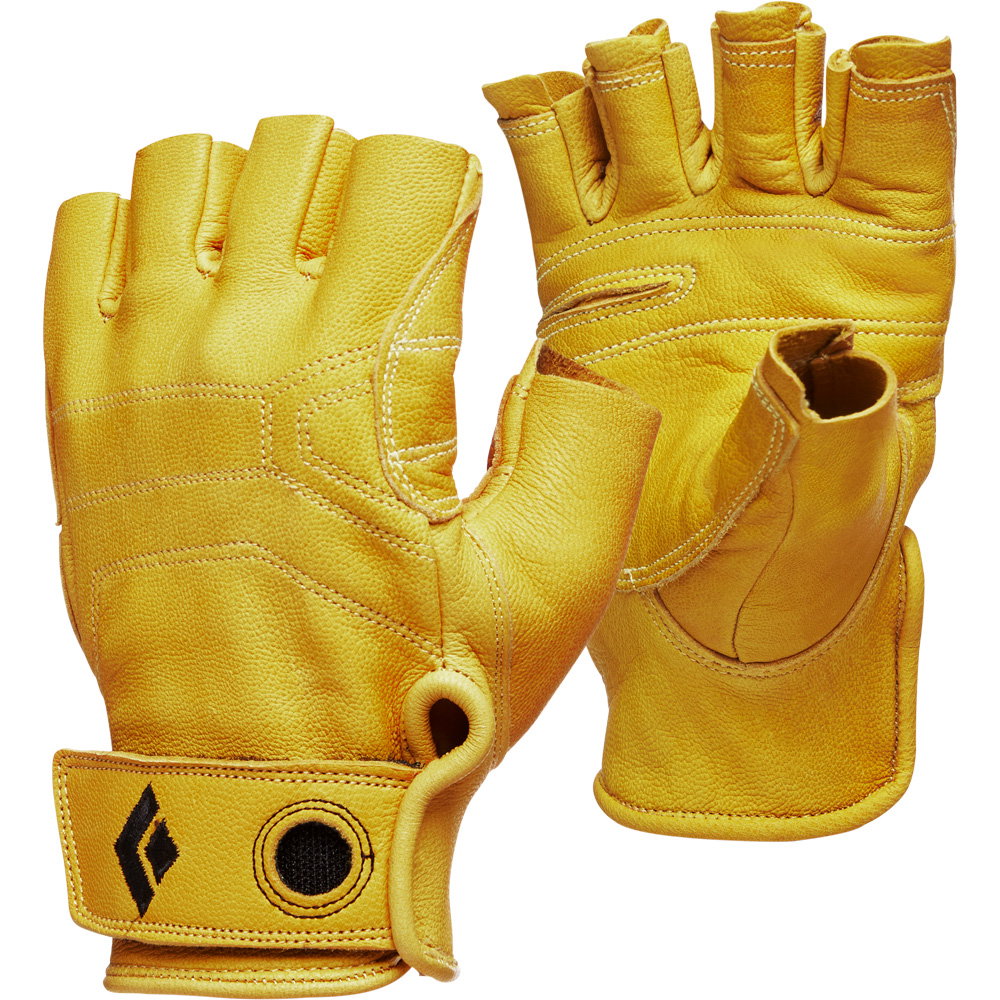 Black Diamond - Stone Leder-Kletterhandschuhe natural