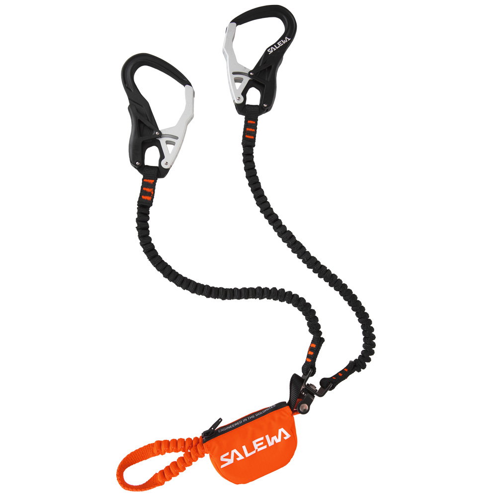 SALEWA - Ergo Tex Klettersteigset schwarz orange