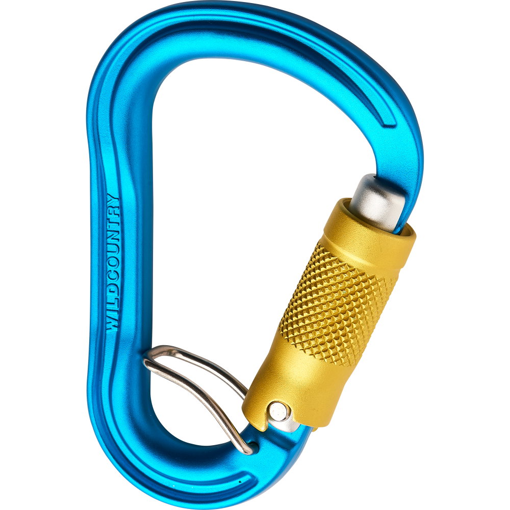Wild Country - Xenon HMS Trilock Belay Karabiner blau