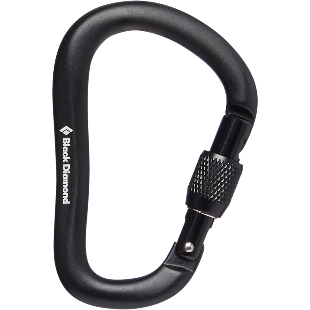 Black Diamond - RockLock Screwgate Karabiner schwarz