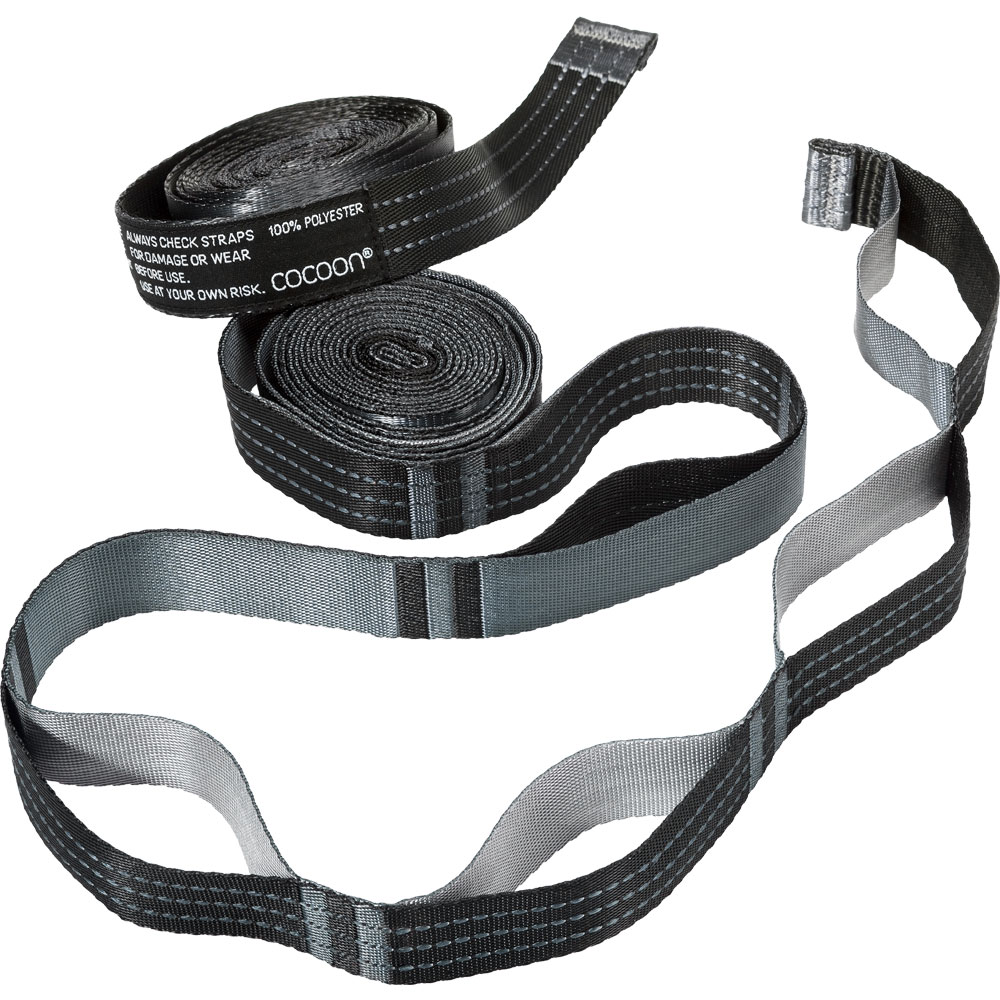 Cocoon - Hängematten Straps Improved black grey