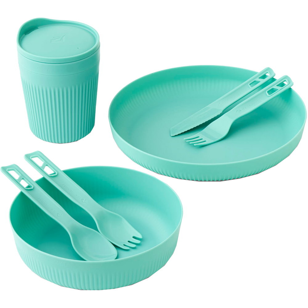 Sea to Summit - Passage Dinnerware Set 7tlg. Campinggeschirr aqua sea blue