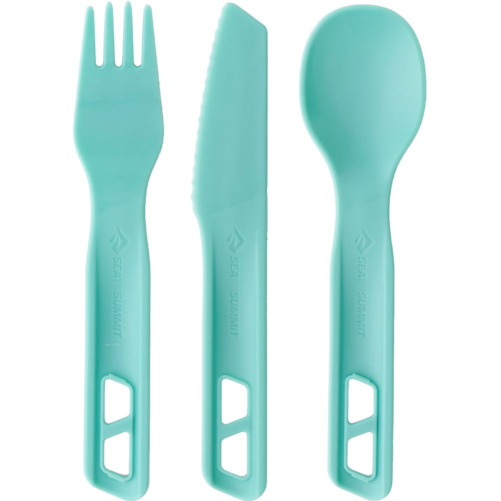 Sea to Summit - Passage Cutlery Set Campingbesteck aqua sea blue
