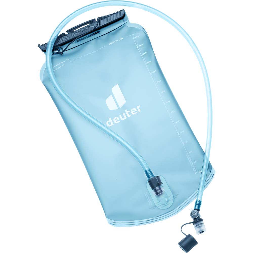 Deuter Streamer Ii Trinksystem 3,0 Liter Farbe Hydrablue - Maße 40x20x2 Cm, Ohne Pfas Hergestellt, Bpa-frei, Auslaufsicheres Hydration System Für Rucksack Und Outdoor-aktivitäten