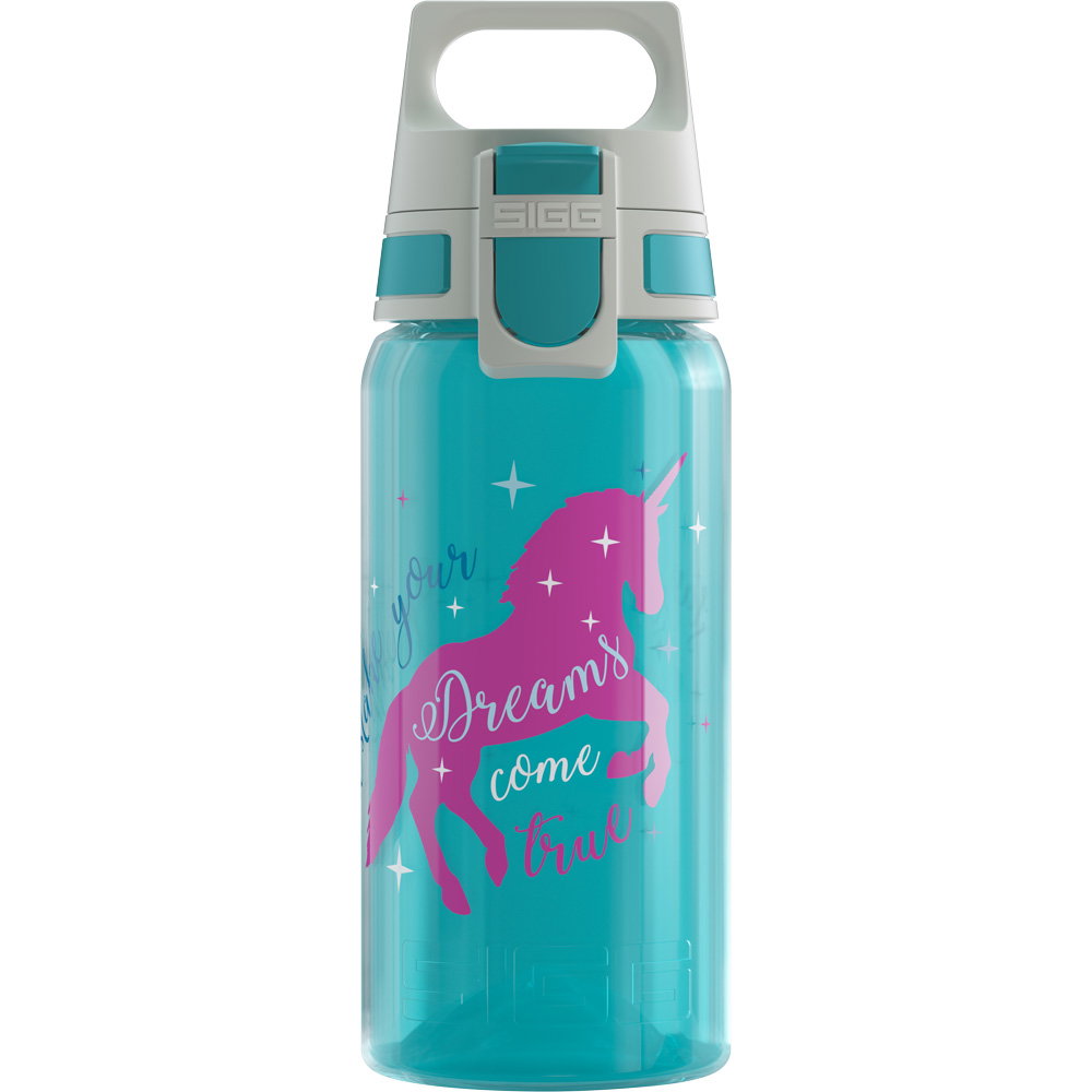 Sigg - VIVA ONE 0.5L Trinkflasche Kinder Unicorn türkis