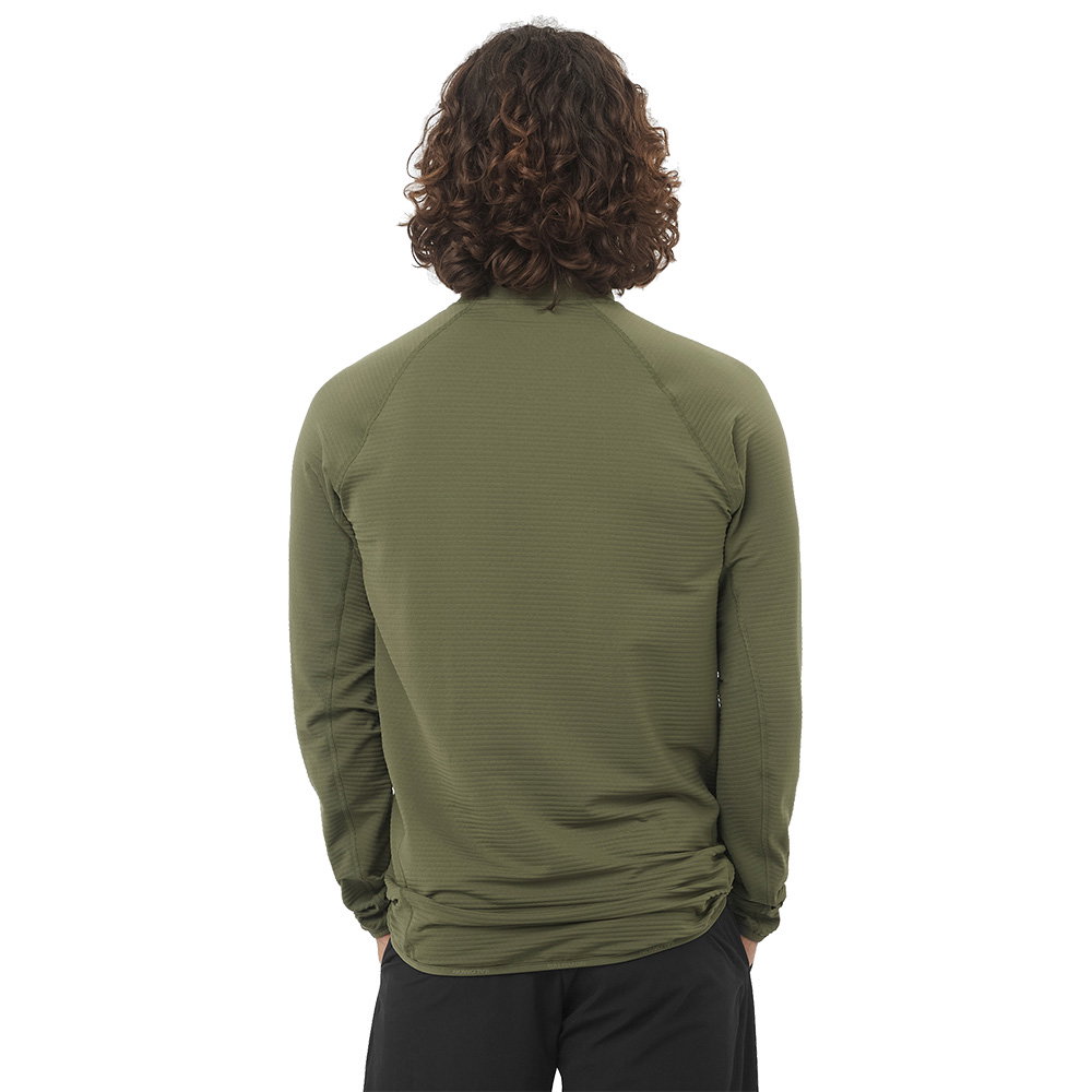 Salomon - Essential Lightwarm Midlayer Jacket Men grape leaf at