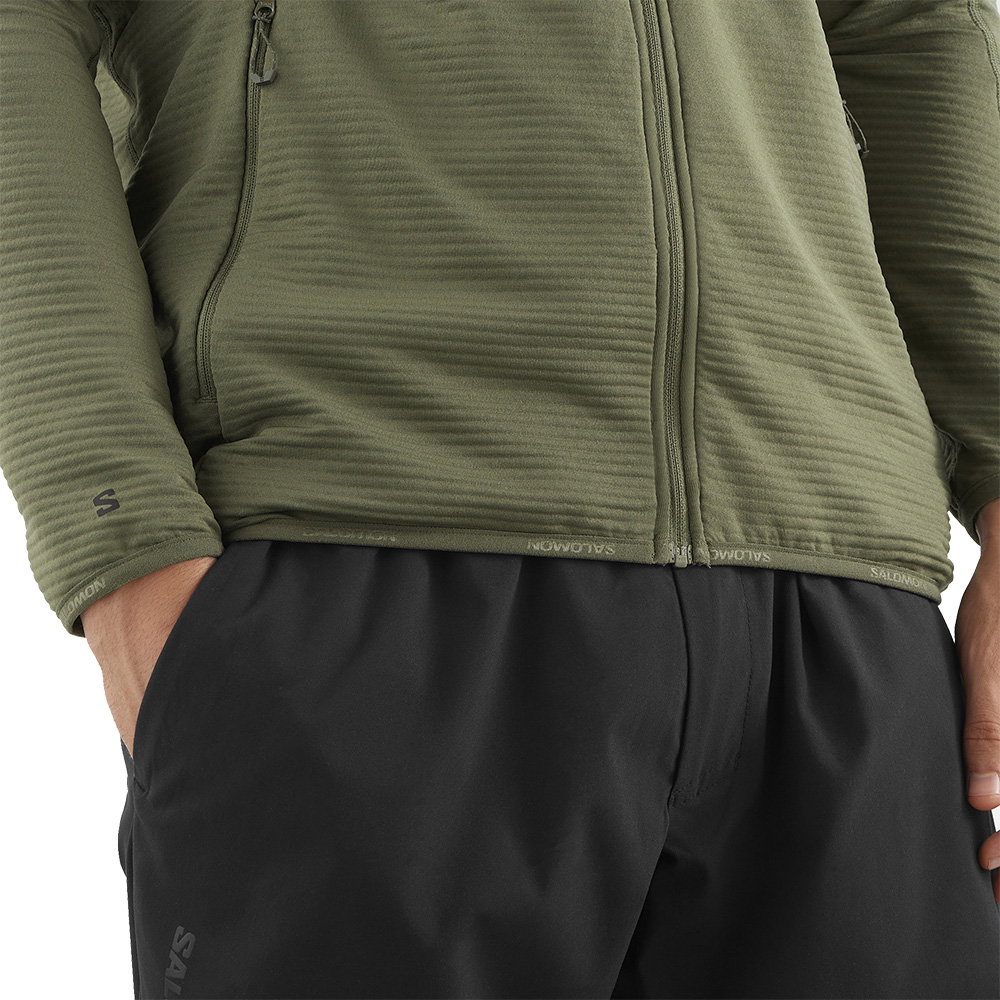 Salomon - Essential Lightwarm Midlayer Jacket Men grape leaf at