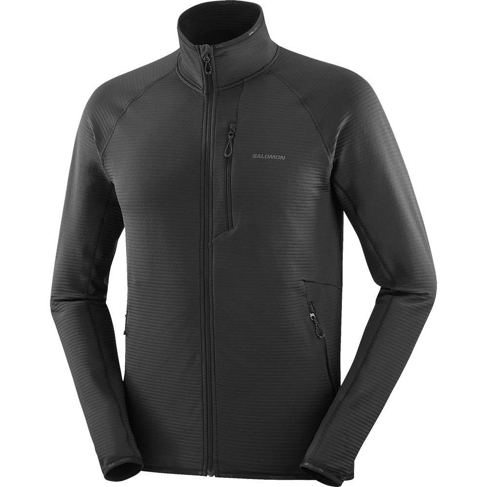 Salomon - Essential Lightwarm Midlayerjacke Herren schwarz