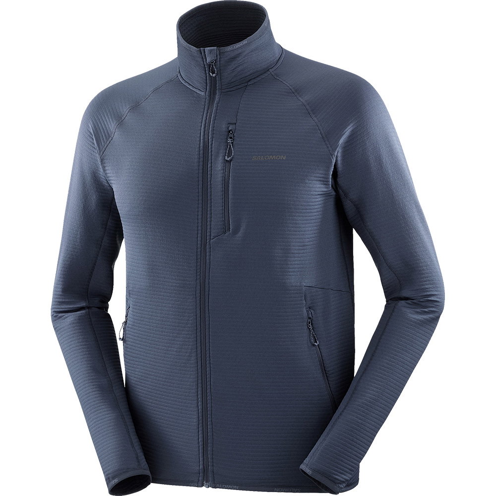 Salomon - Essential Lightwarm Midlayerjacke Herren blue nights