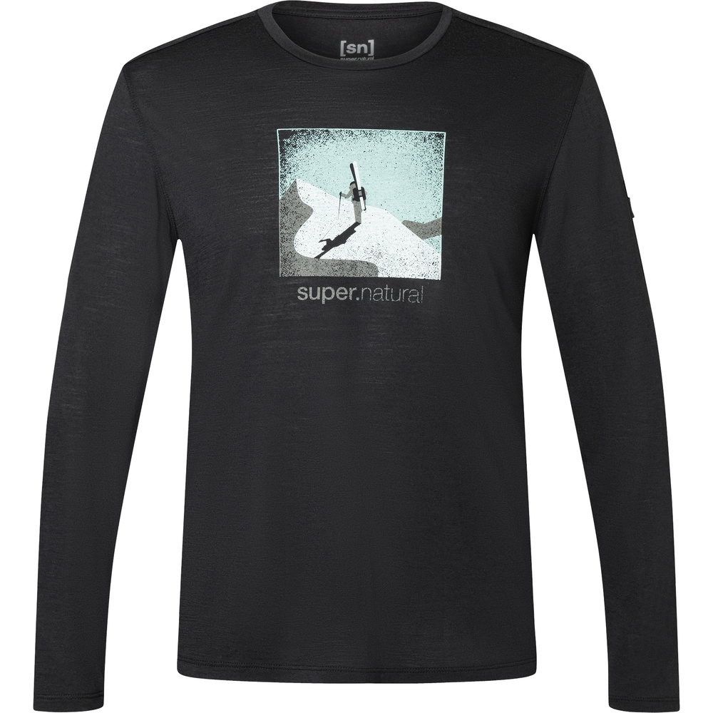 super.natural - Almost Done Longsleeve Herren jet black
