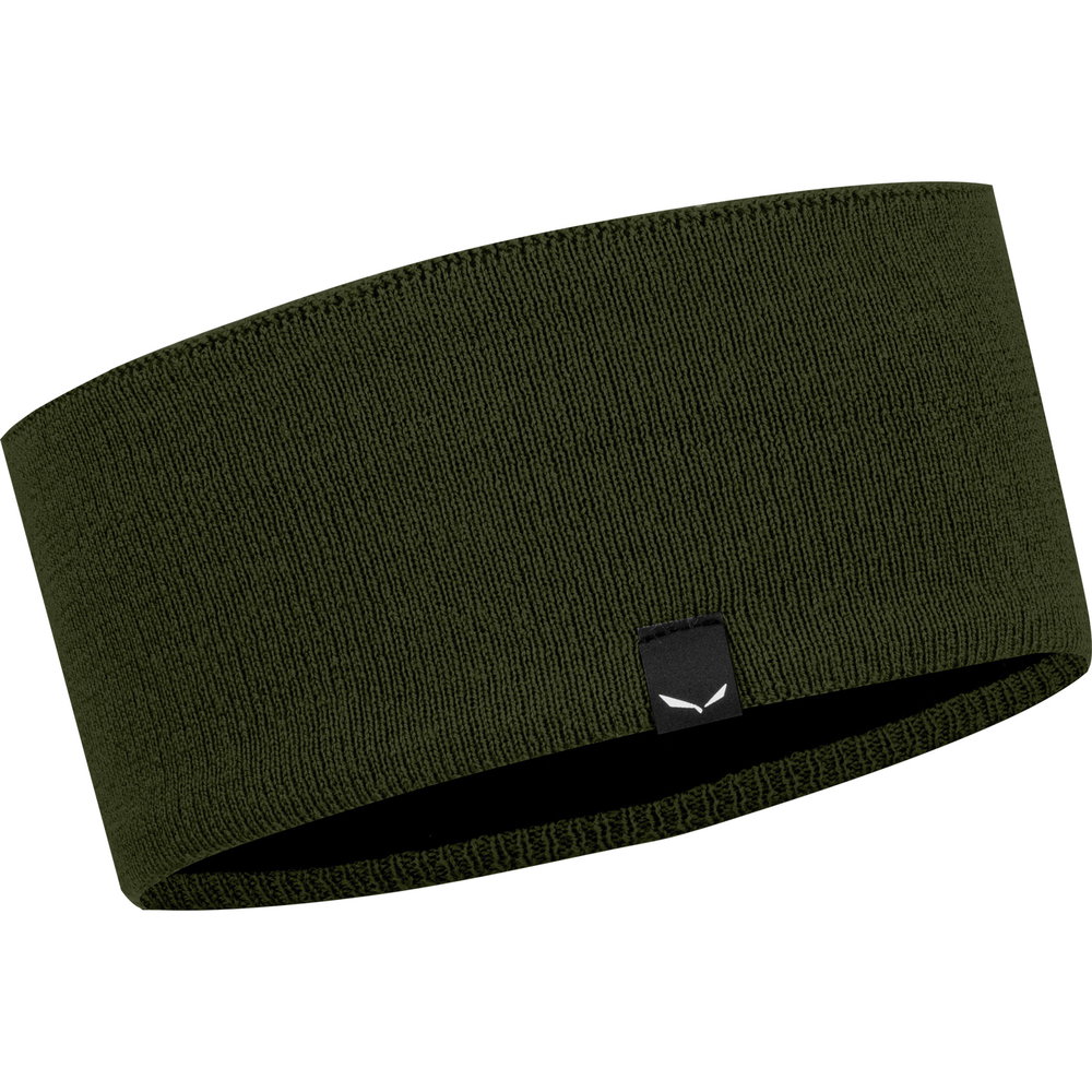 SALEWA - Puez Merino Stirnband dark olive