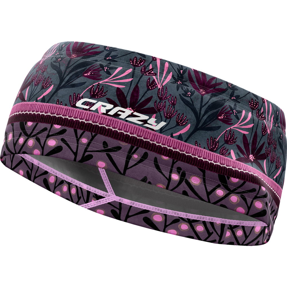 Crazy - Voltage Stirnband Damen winter flower