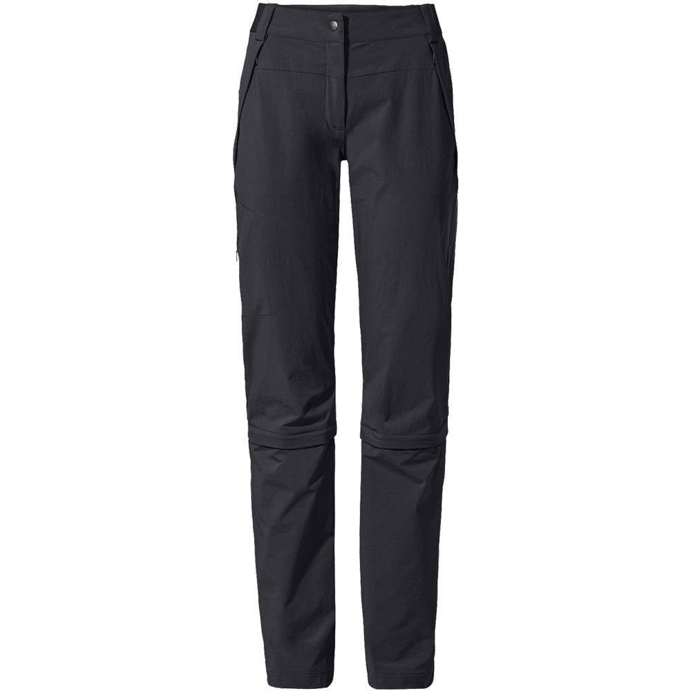 VAUDE - Farley Stretch Capri T-Zip Trekkinghose Damen schwarz