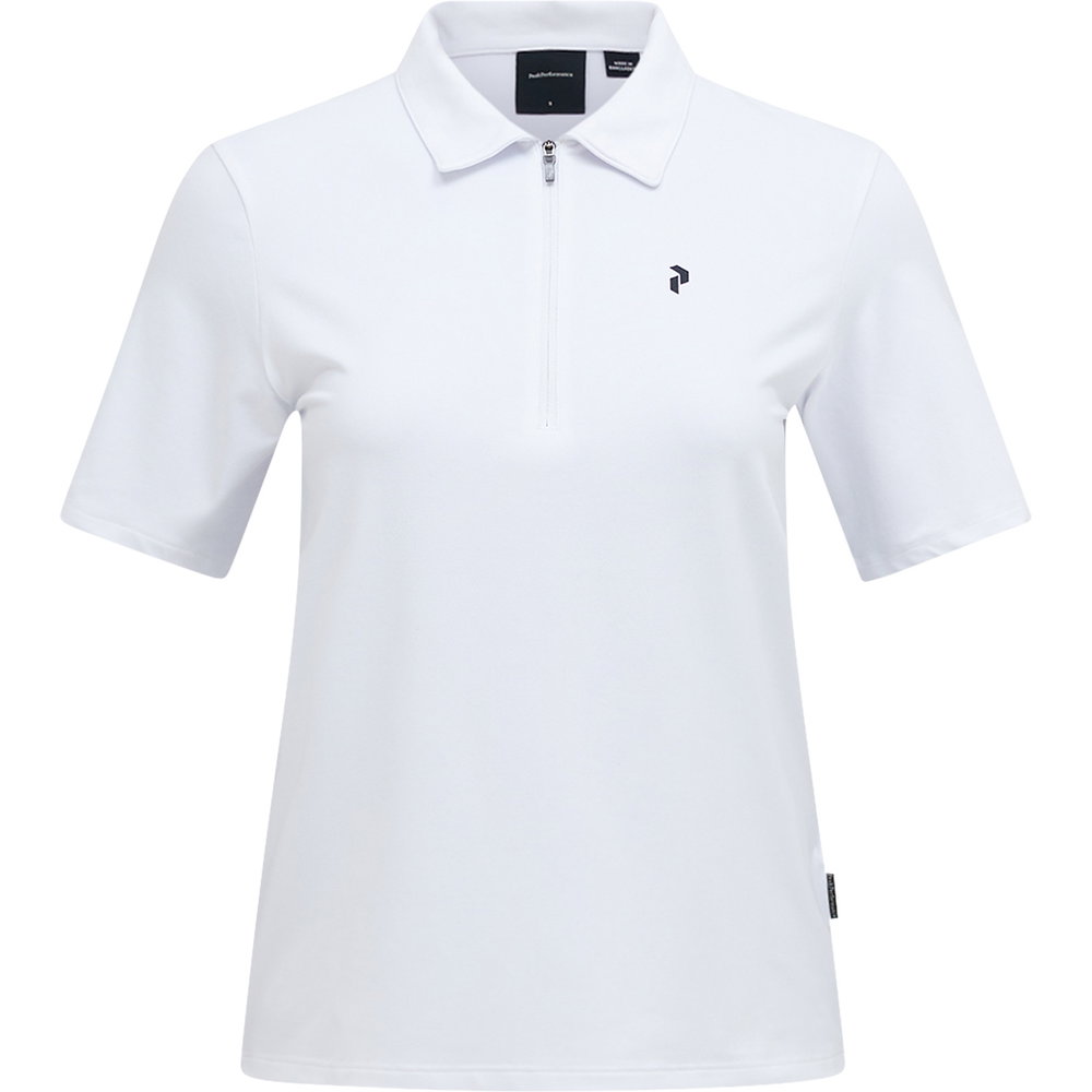 Peak Performance - Comfort Zip Poloshirt Damen weiß