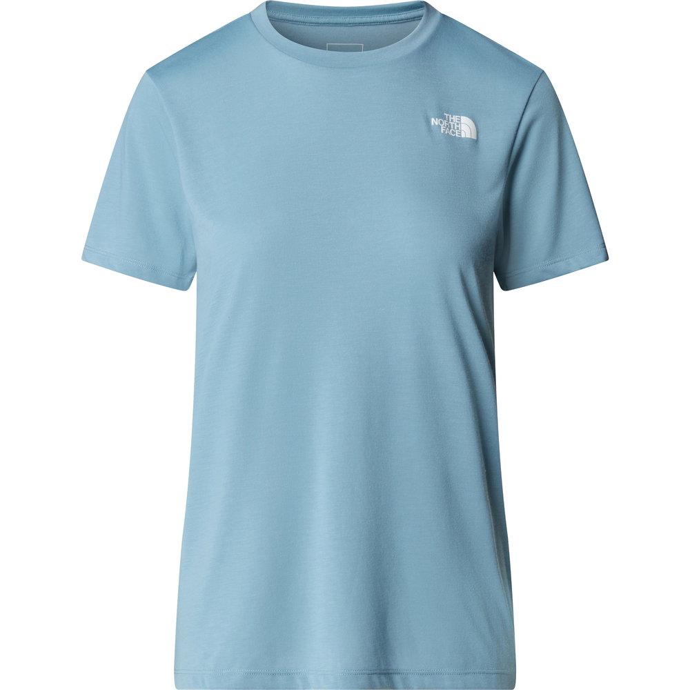 The North Face® - Foundation Vertical Graphic T-Shirt Damen shallow blue