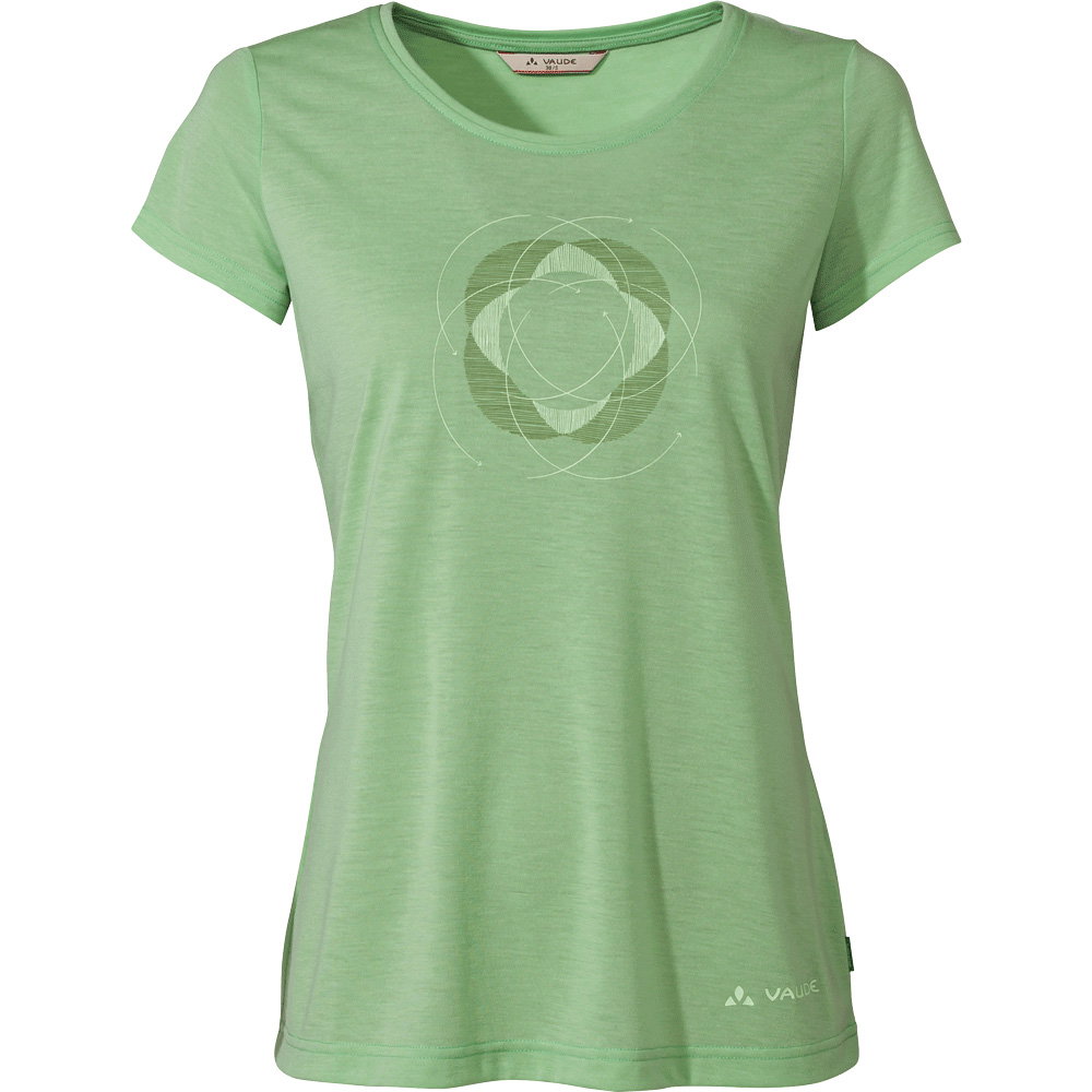 VAUDE - Skomer Print II T-Shirt Damen aloe vera uni