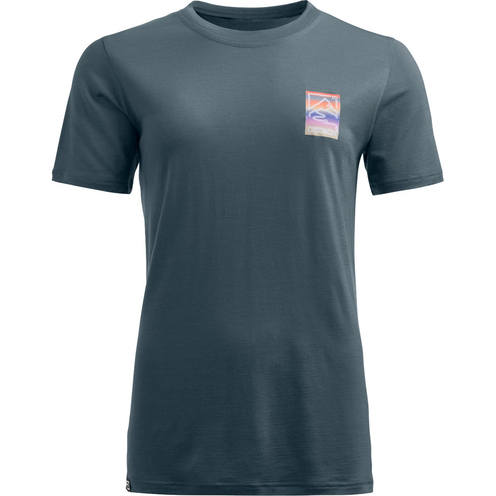 ORTOVOX - 140 Cool Mountain Gradient T-Shirt Damen dark arctic grey