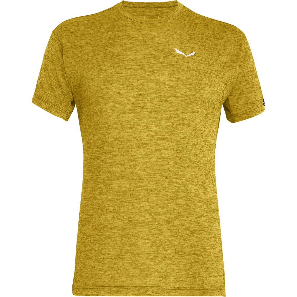 SALEWA - Puez Melange Dry T-Shirt Herren olive oil melange