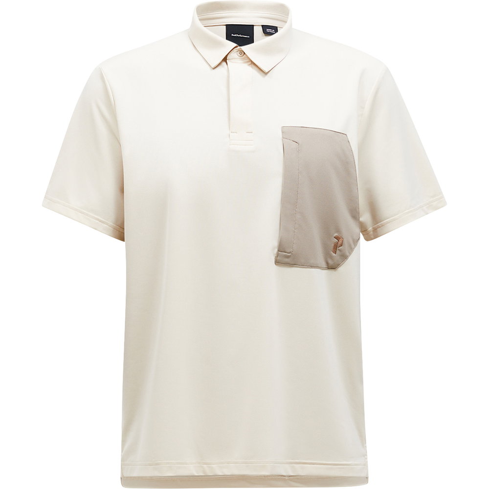 Peak Performance - Pocket Poloshirt Herren sand fog
