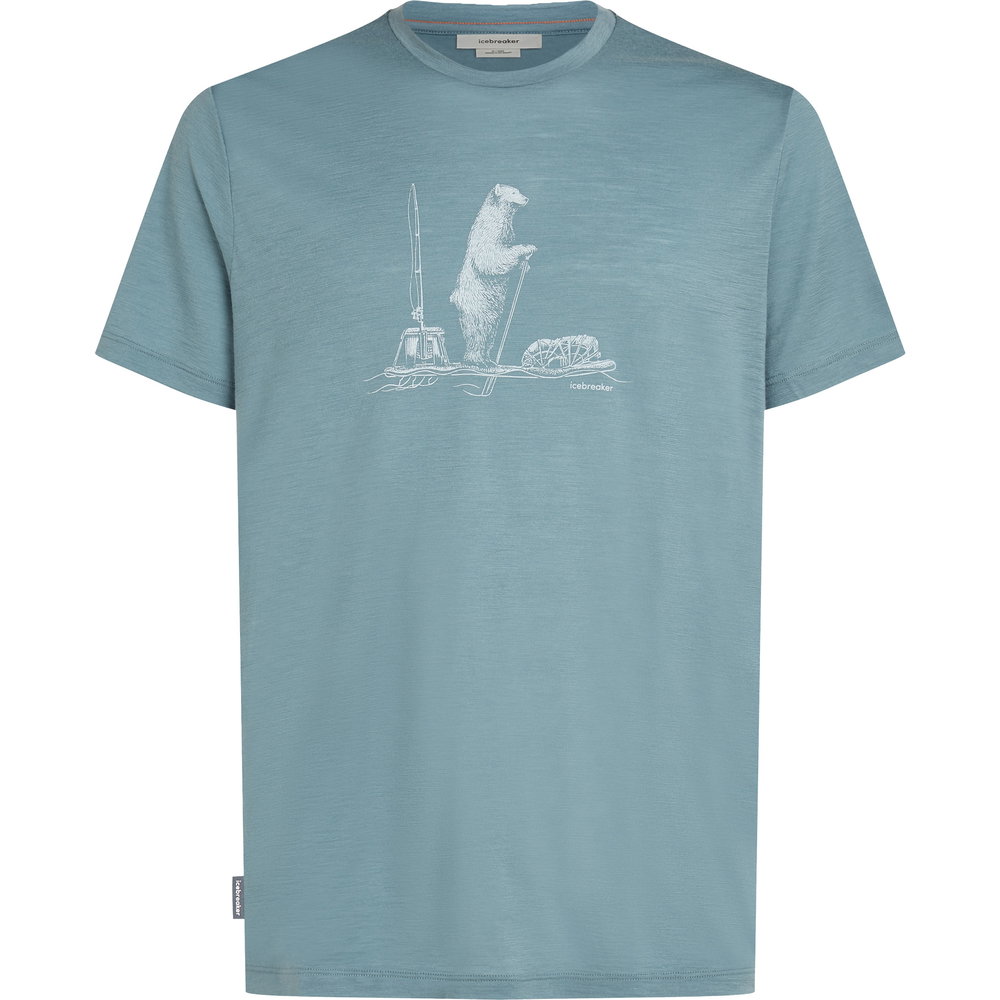 Icebreaker - Merino 150 Tech Lite Polar Paddle T-Shirt Herren blue ash