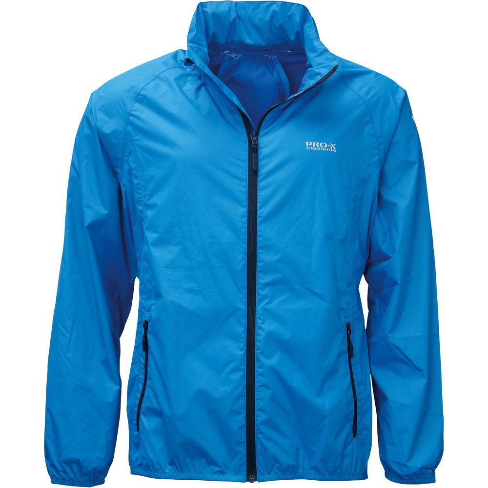 Pro-X elements - Pack-able Bike Regenjacke Herren brilliant blue