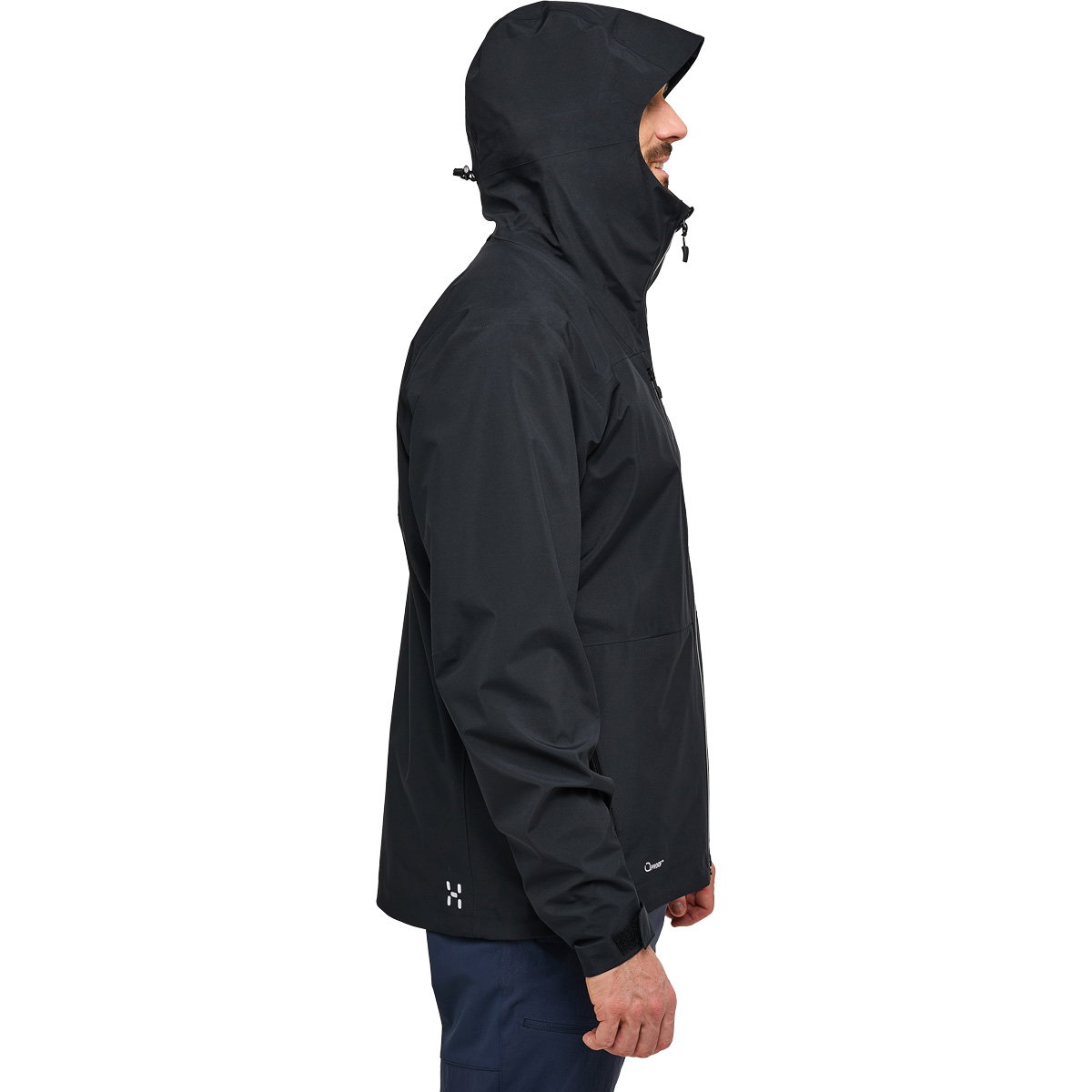 Haglöfs - Front Proof Hardshell Jacket Men true black at Sport