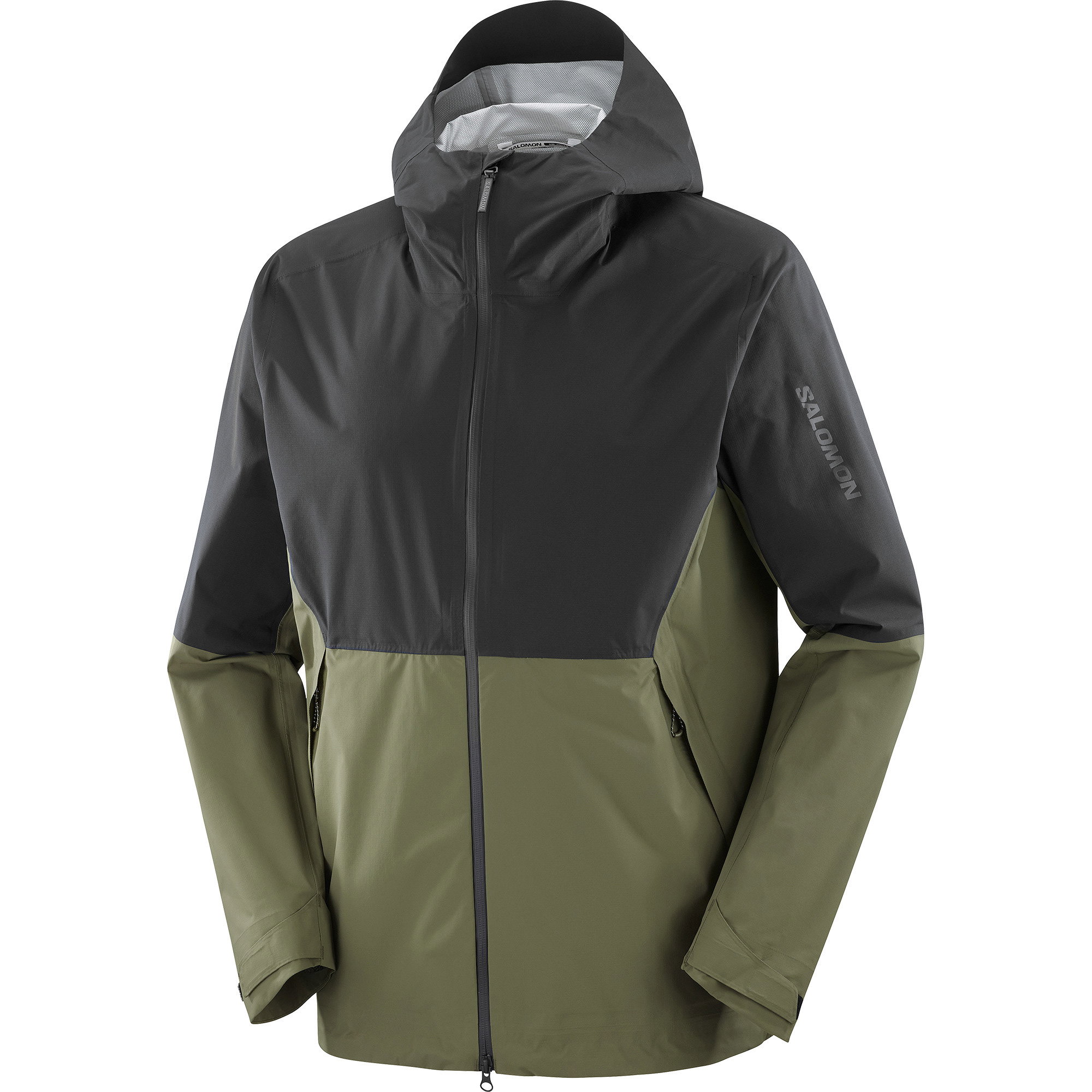 Salomon - Outerpath 2.5-Layer Rain Jacket Men black at Sport Bittl 