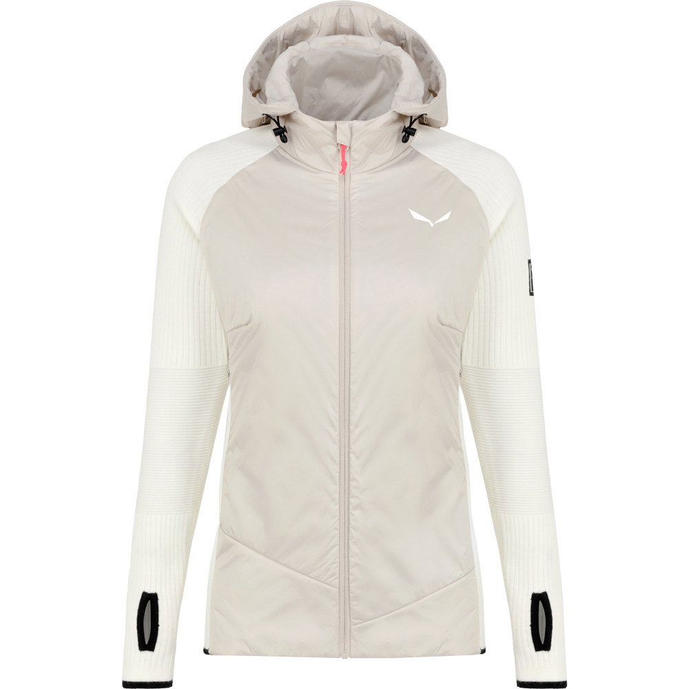 SALEWA - Fanes Engineered Merino Hybridjacke Damen oatmeal