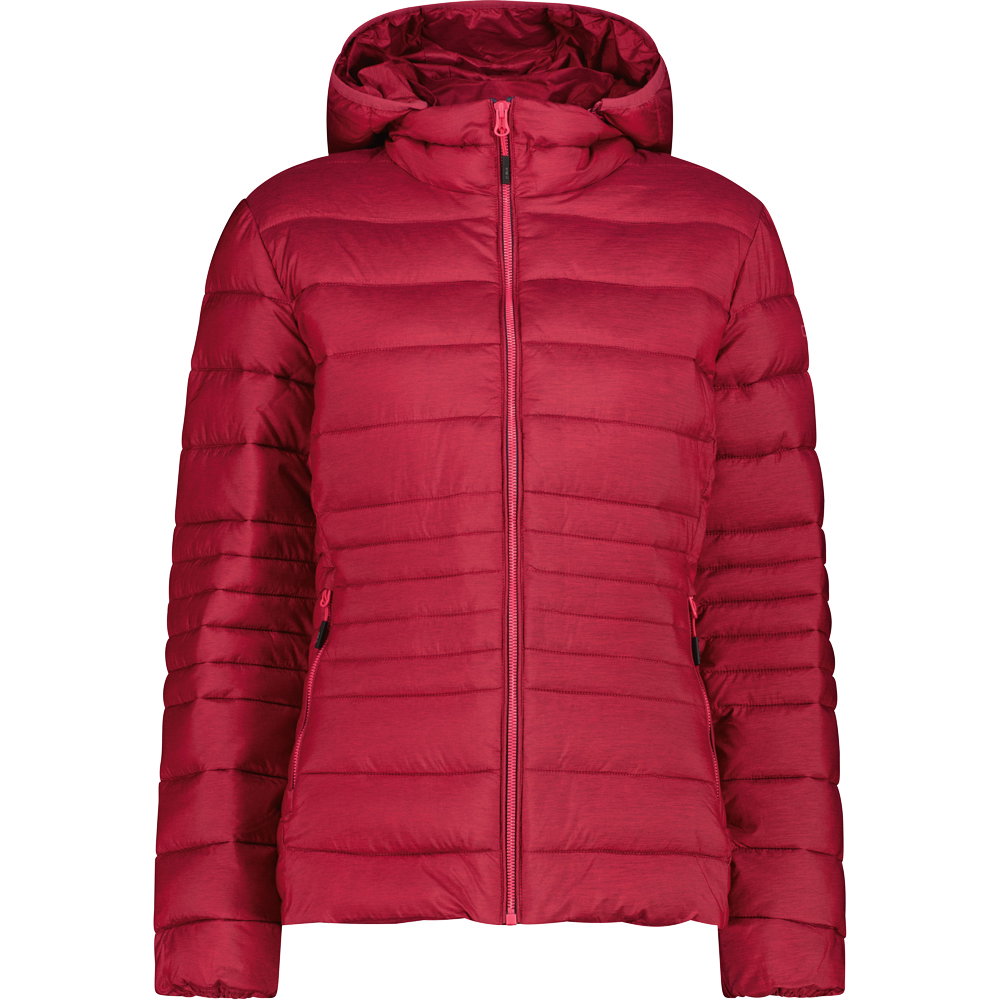 CMP - Zip Hood Isolationsjacke Damen carminio melange