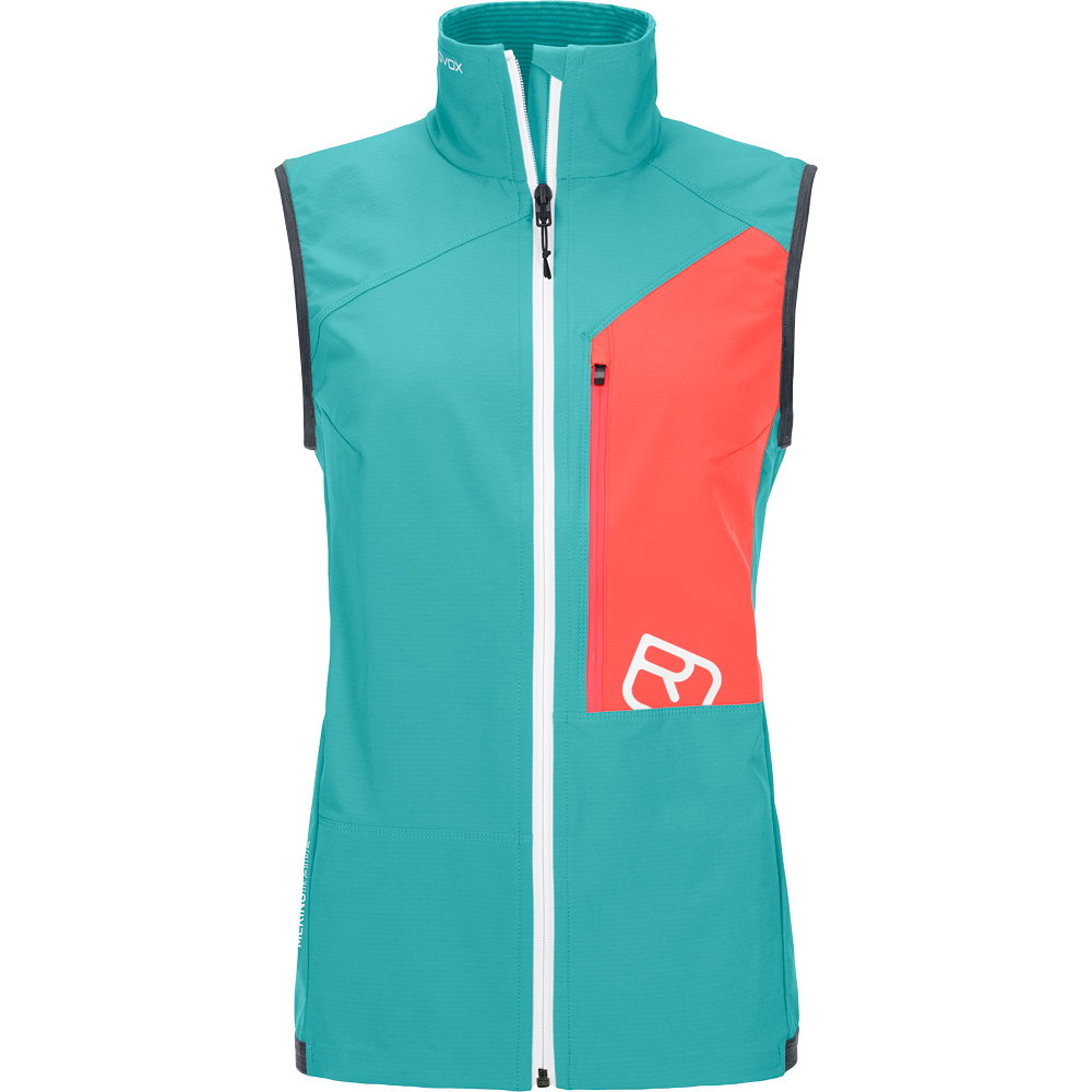ORTOVOX - Berrino Softshellweste Damen ice waterfall