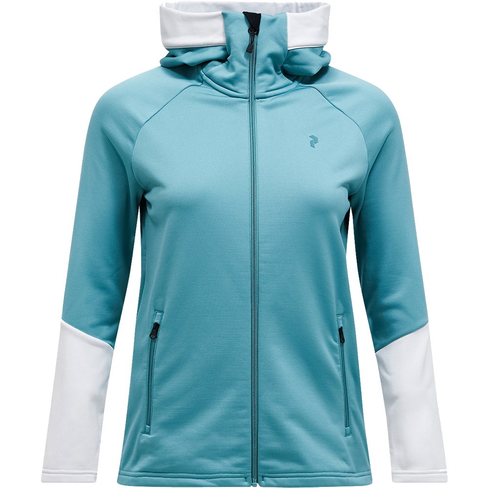 Peak Performance - Rider Zip Hood Midlayer-Jacke Damen deluded vision