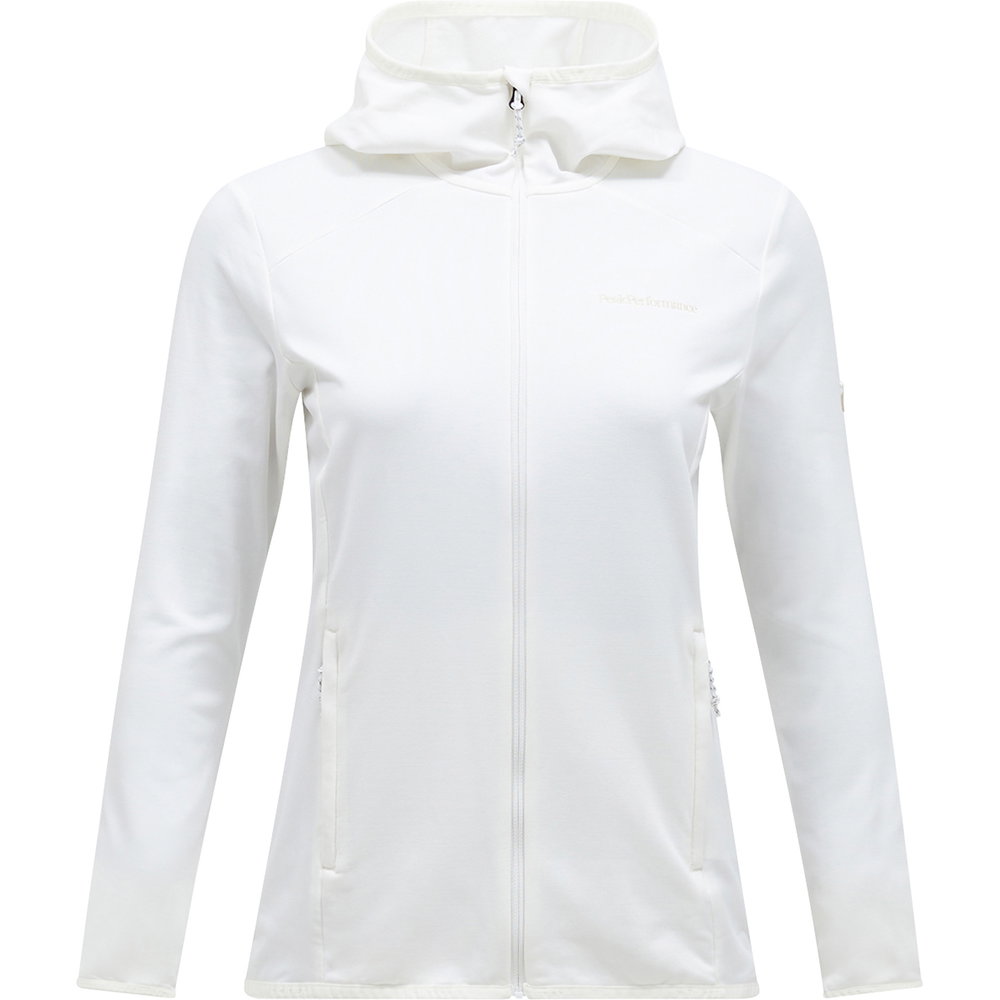 Peak Performance - Light Zip Hood Damen offwhite