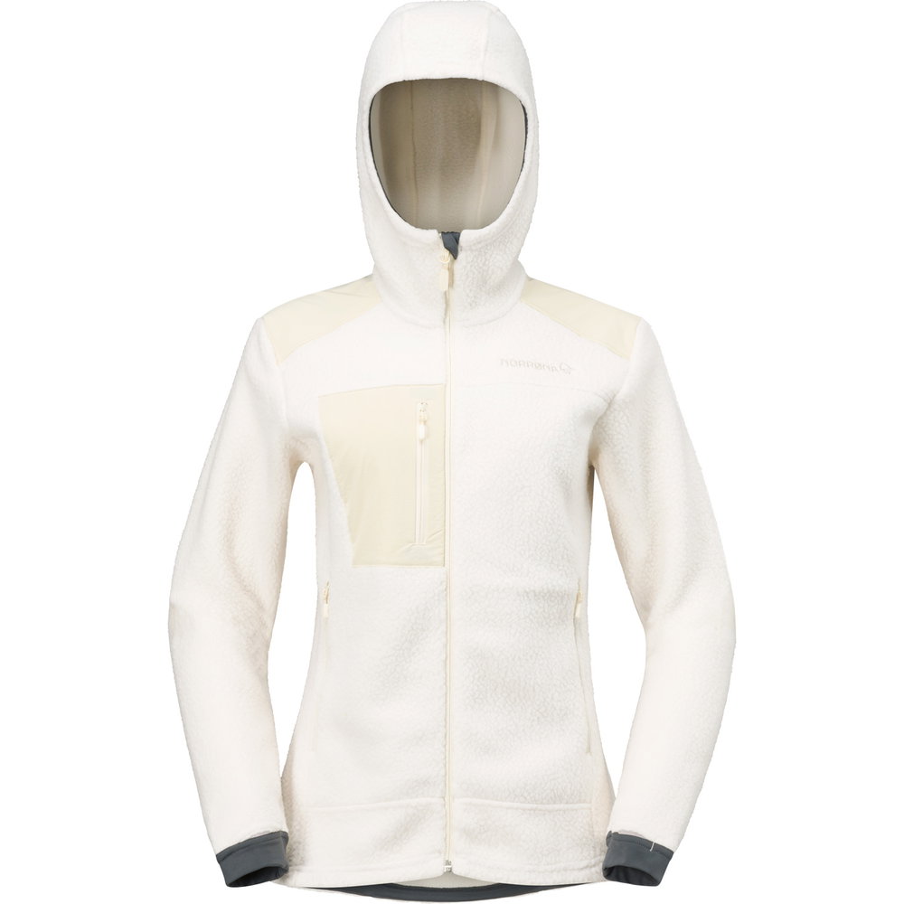 Norrona - Trollveggen Warm3 Fleecejacke Damen whisper white