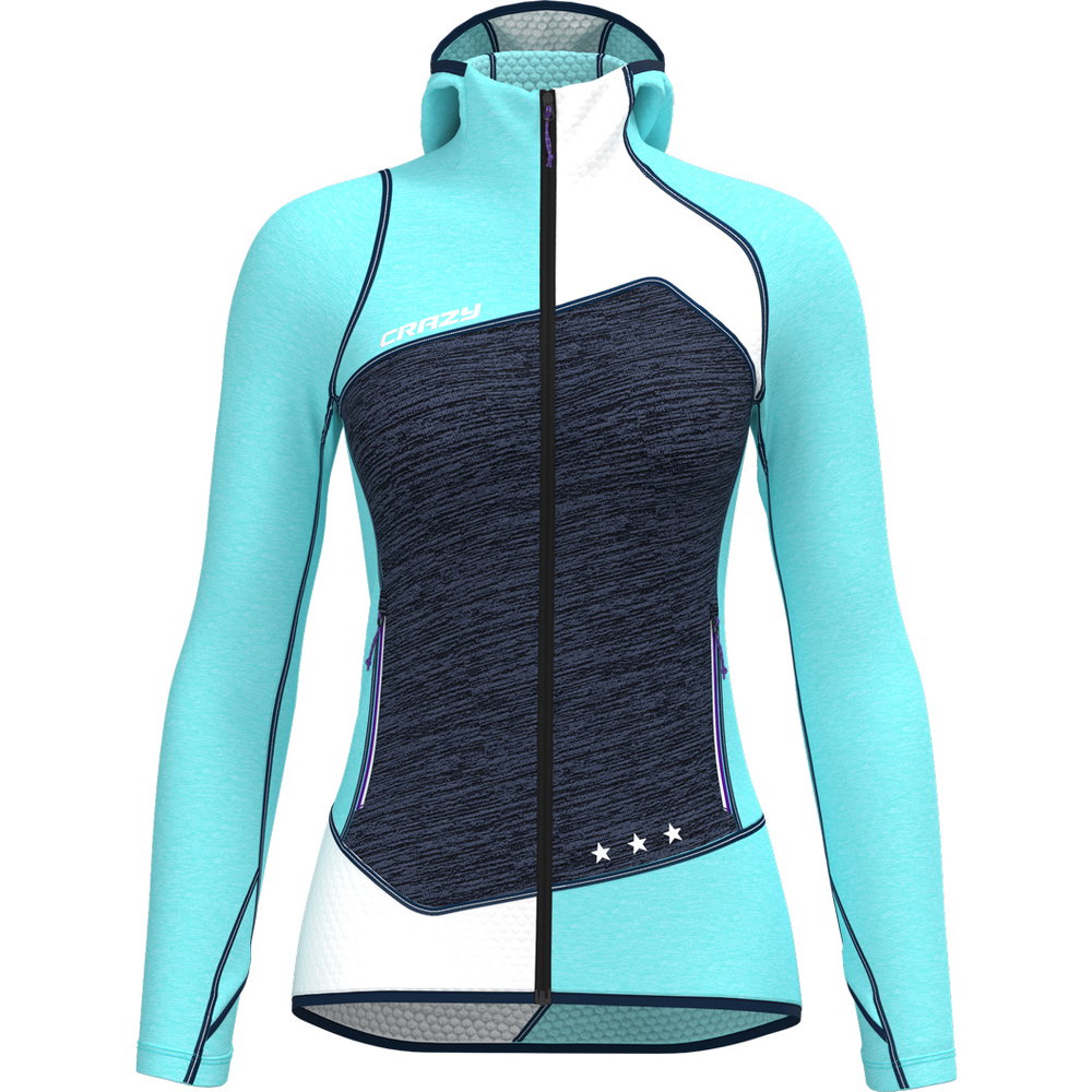 Crazy - Ionic Fleecejacke Damen lake