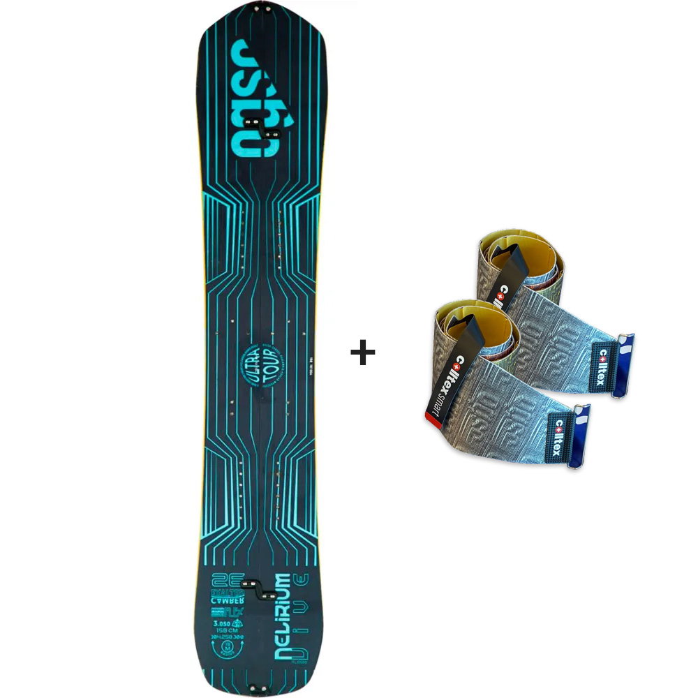 OGSO - Delirium Dive 26 EC UT 22/23 Splitboard inkl. ORB Skin Series 26 Fellen