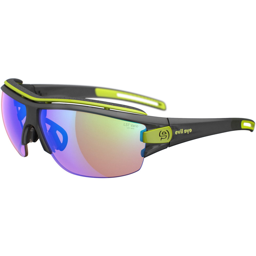 evil eye - trace ng pro Sonnenbrille dark grey transparent matt