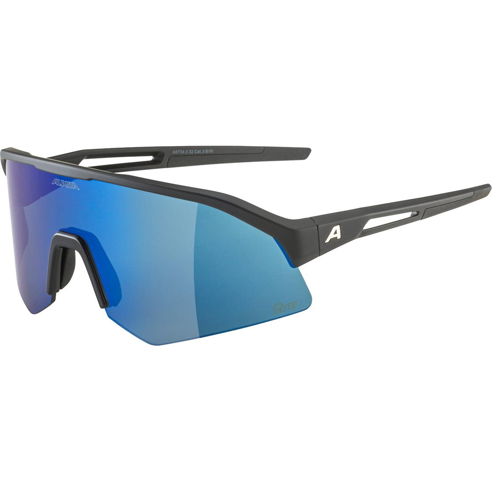 Alpina - Sonic HR Q-Lite Sonnenbrille black matt