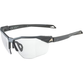 ALPINA Herren Radbrille Twist Six HR Vario grau
