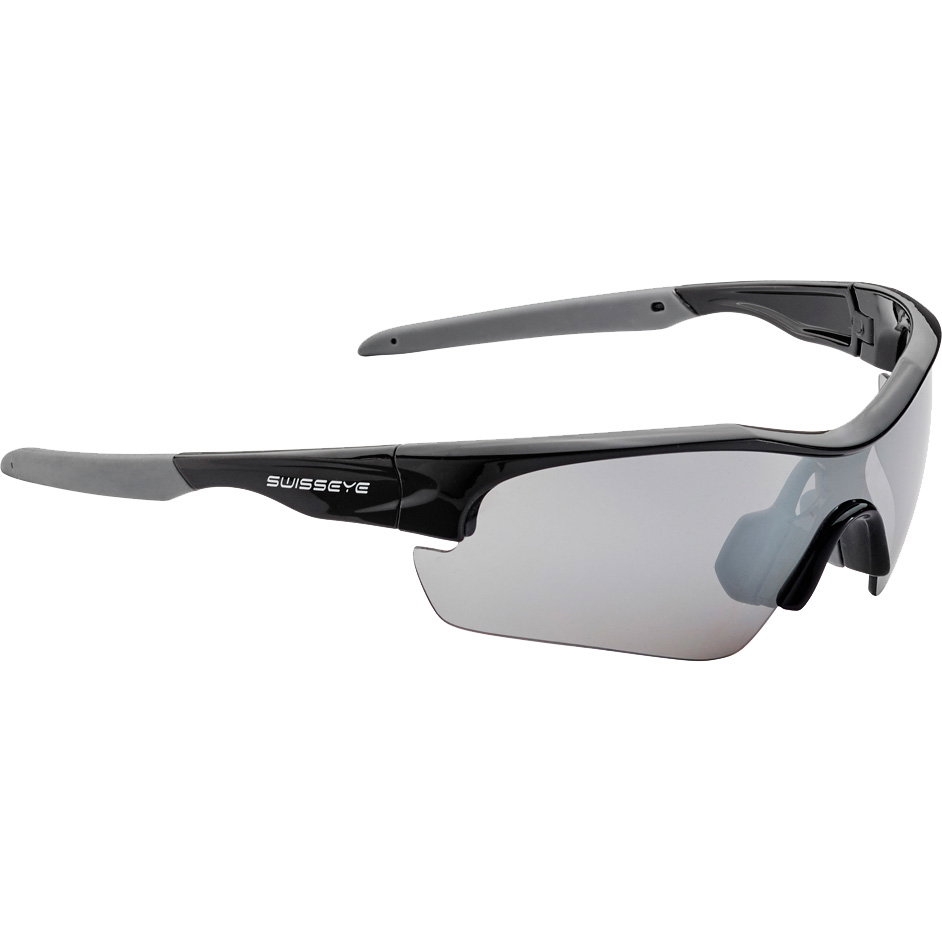 Swiss Eye - Spin Sonnenbrille Kinder black shiny anthracite smoke fm
