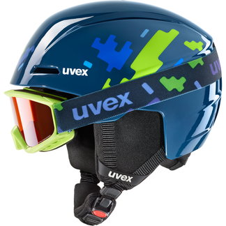 Uvex - viti set Visierhelm Kinder blue puzzle