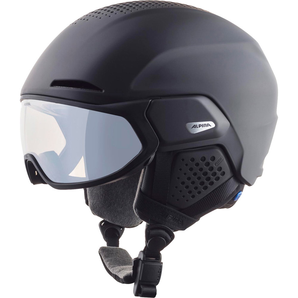 Alpina - Alto V Visierhelm mattschwarz