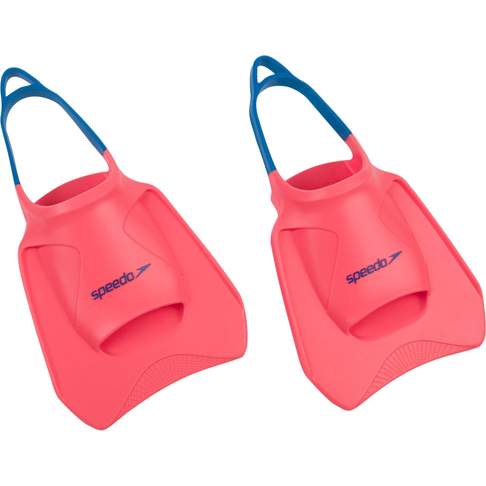 Speedo - Biofuse Fitness Flossen fluro tangerine poolblu blueflame