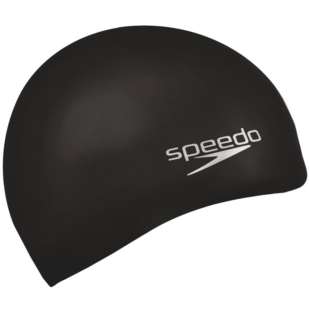 Speedo - Plain Moulded Silicone Badekappe black