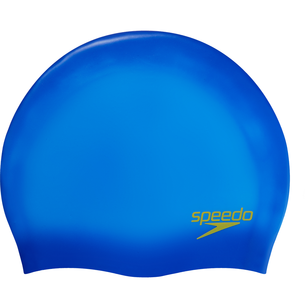 Speedo - Plain Moulded Silicone Junior Badekappe Kinder royal blue