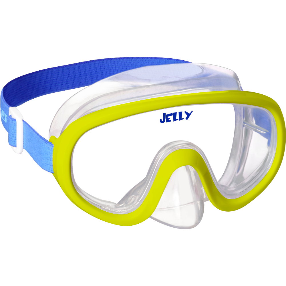 Mares - Jelly Schnorchelmaske Kinder lime blue clear