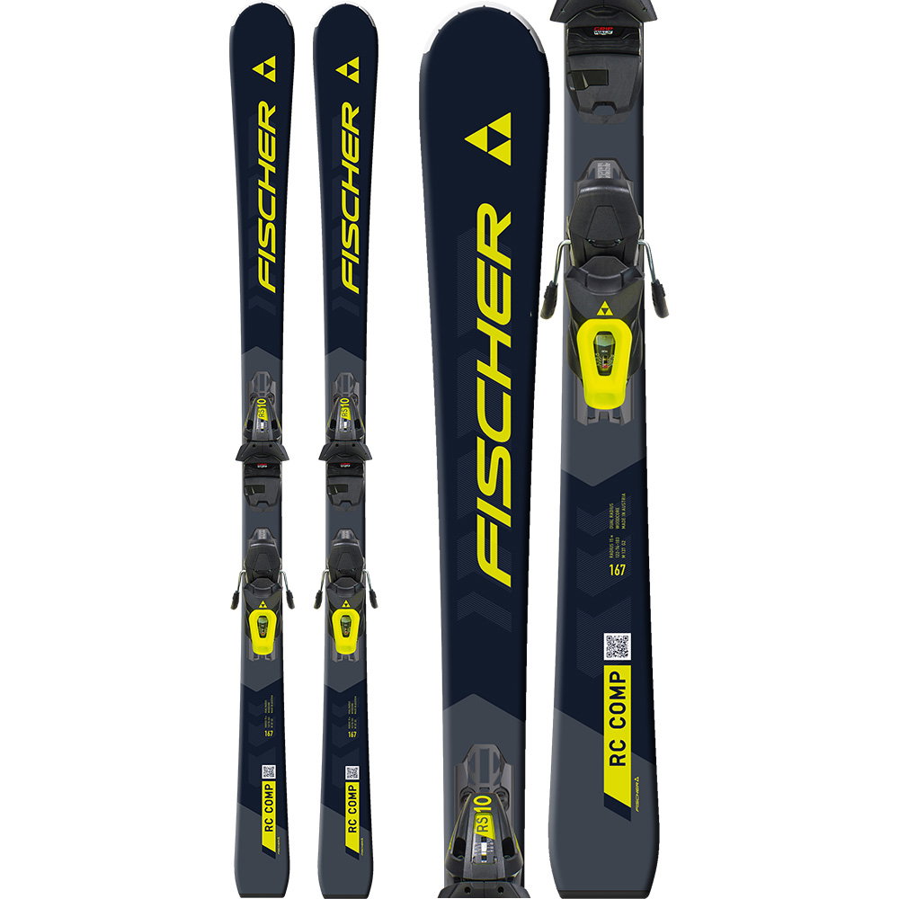 Fischer - RC Comp TPR 24/25 Ski inkl. RS 10 GripWalk® PowerRail Bindung