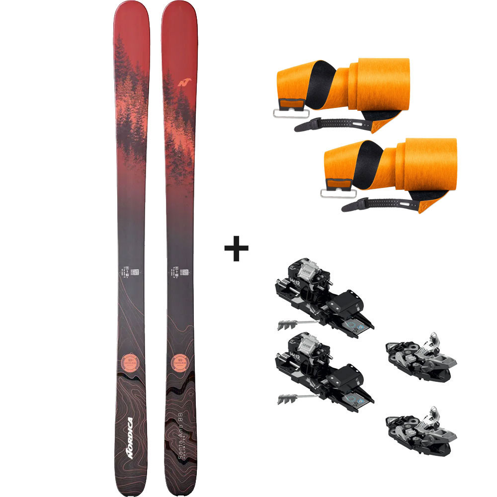 Nordica - Santa Ana 88 Unlimited 23/24 Tourenski Komplettset Damen & Look Bindung & Fell