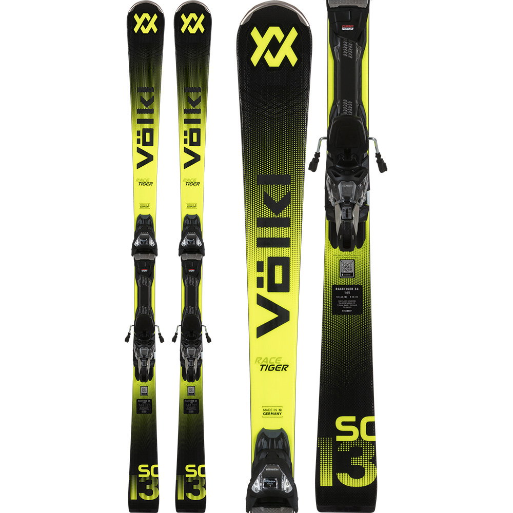 Völkl - Racetiger SC Black 25/26 Ski inkl. vMotion 10 GripWalk® Bindung