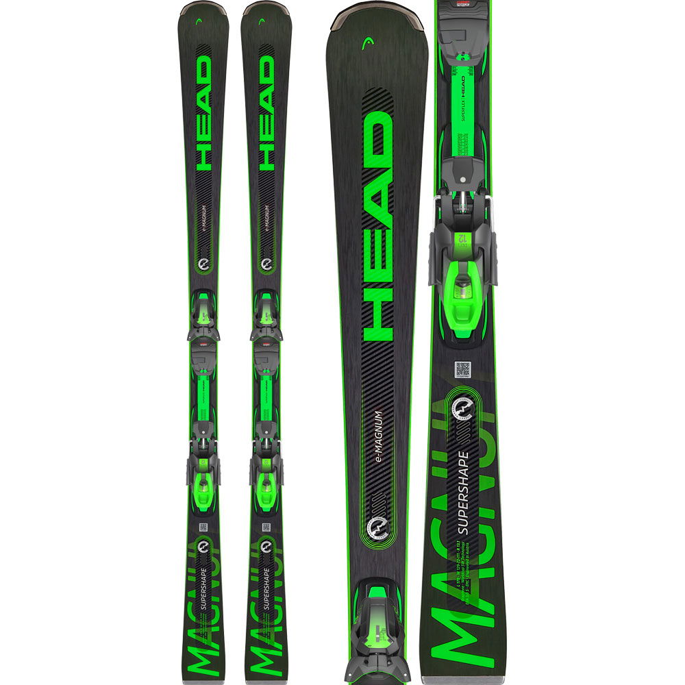 HEAD スーパーシェイプ マグナム SUPERSHAPE e-MAGNUM Head - Supershape e-Magnum 23/24 Ski with PRD 12 GripWalk
