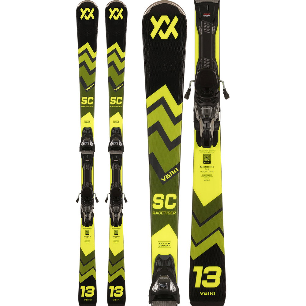 Völkl - Racetiger SC Black 24/25 Ski inkl. VMotion 10 GripWalk Bindung
